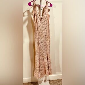 Bailey Blue Blush Patterned Maxi Dress